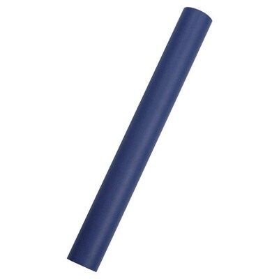 JAM Paper Short Mini Roll Wrapping Paper, 26.3 sq. ft., Presidential Blue, 2/Pack(277013536263a)