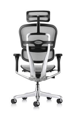Eurotech Ergohuman Gen2 High Back Mesh Office Chair w/ Headrest, Gray (ME7ERG-GEN2-GRY)