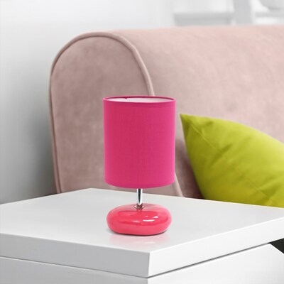 Simple Designs 10.24" LED Table Lamp, Pink (LT2005-PNK-LB)