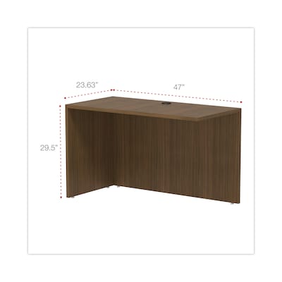 Alera Valencia Series Hanging Pedestal File, 2-Drawer: Box/File & Legal/Letter, Modern Walnut (ALEVA