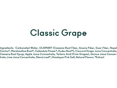 Olipop Prebiotic Classic Grape Soda, 12 fl. oz., 12 Cans/Case (ICO70287)
