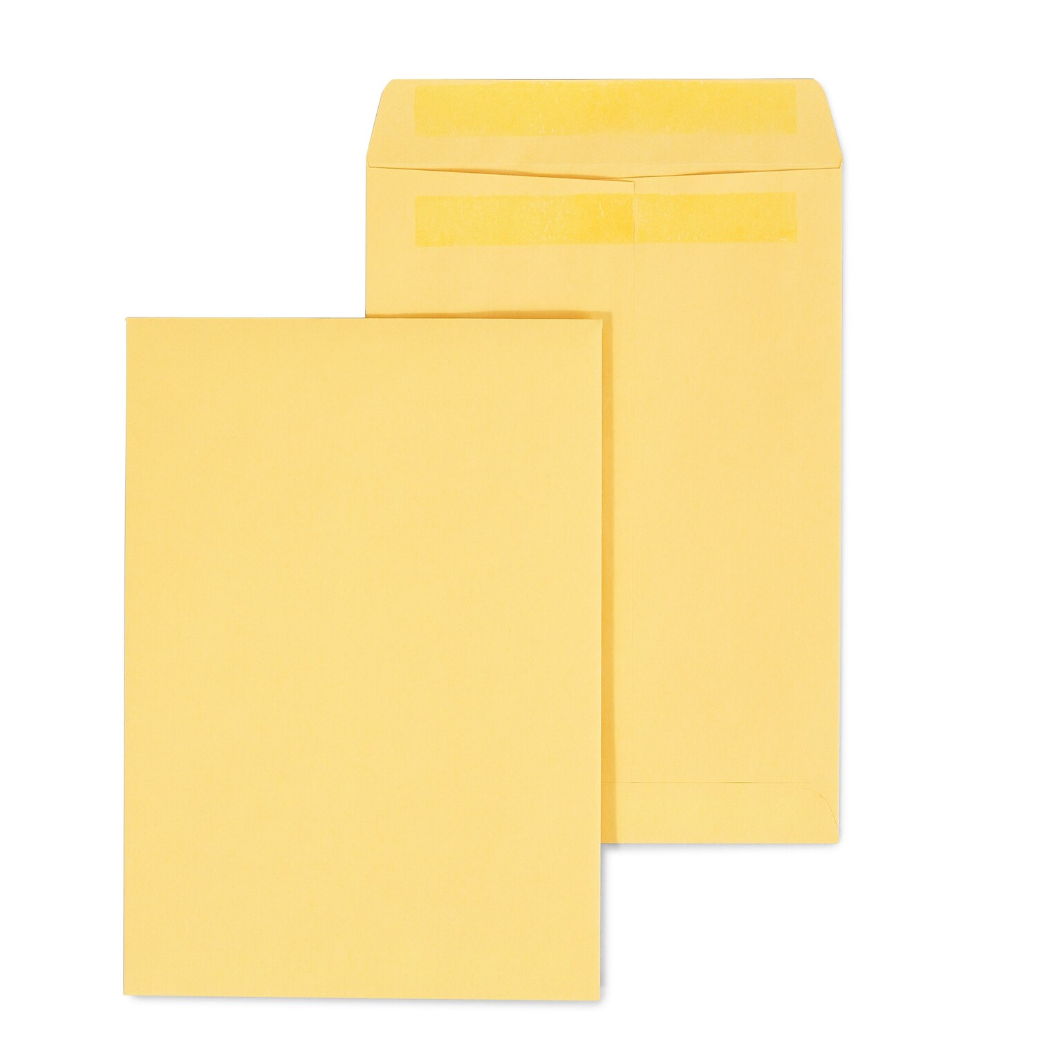 Staples Self Seal Kraft Catalog Envelopes, 7.5L x 10.5H, Brown, 100/Box (534792/17105)