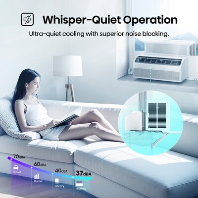 Hisense 115-Volt 12000 BTU Window Air Conditioner with Remote, WiFi Enabled, White (AALW12TW26)