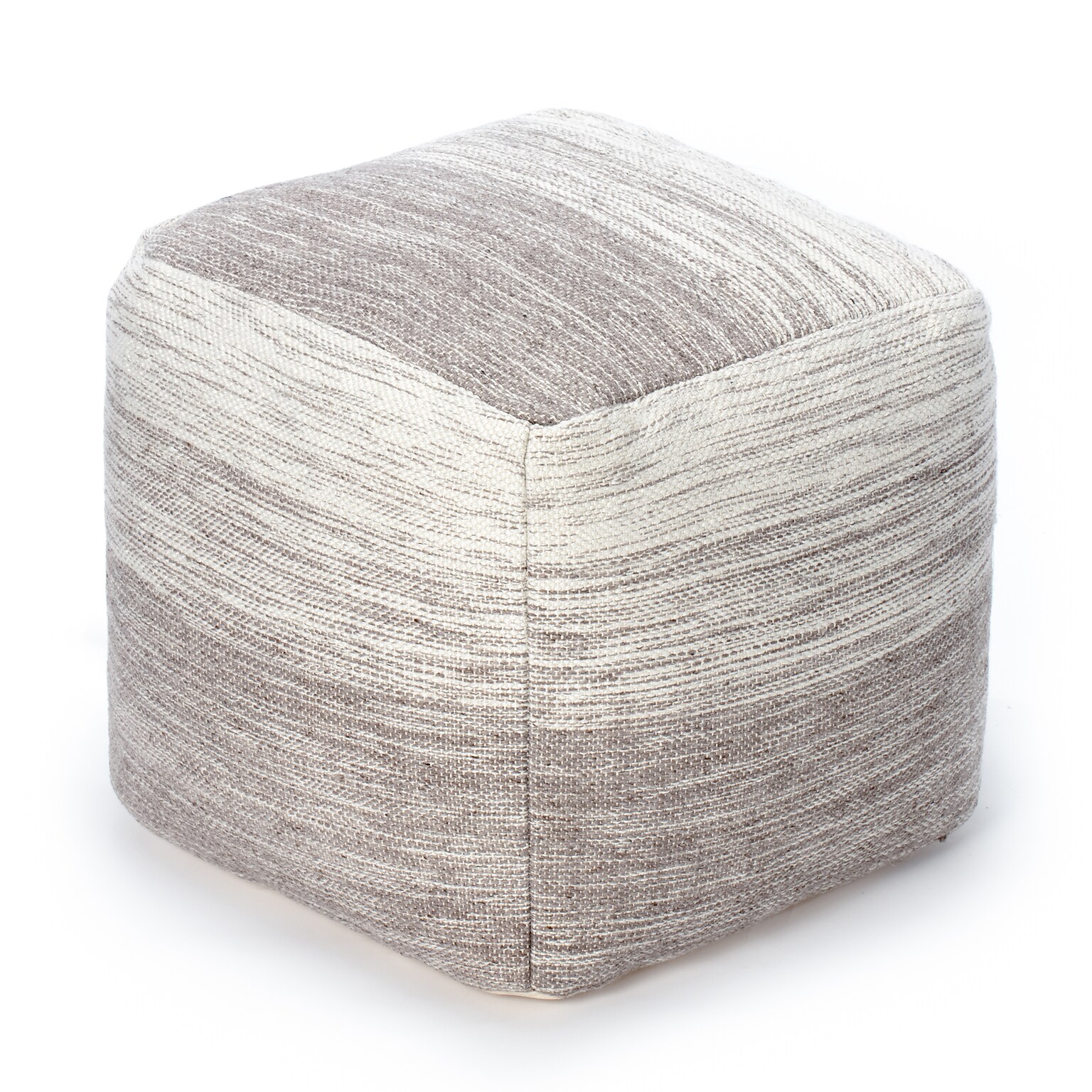 Anji Mountain Halifax Fabric Square Pouf Ottoman (AMBPF036-1818)