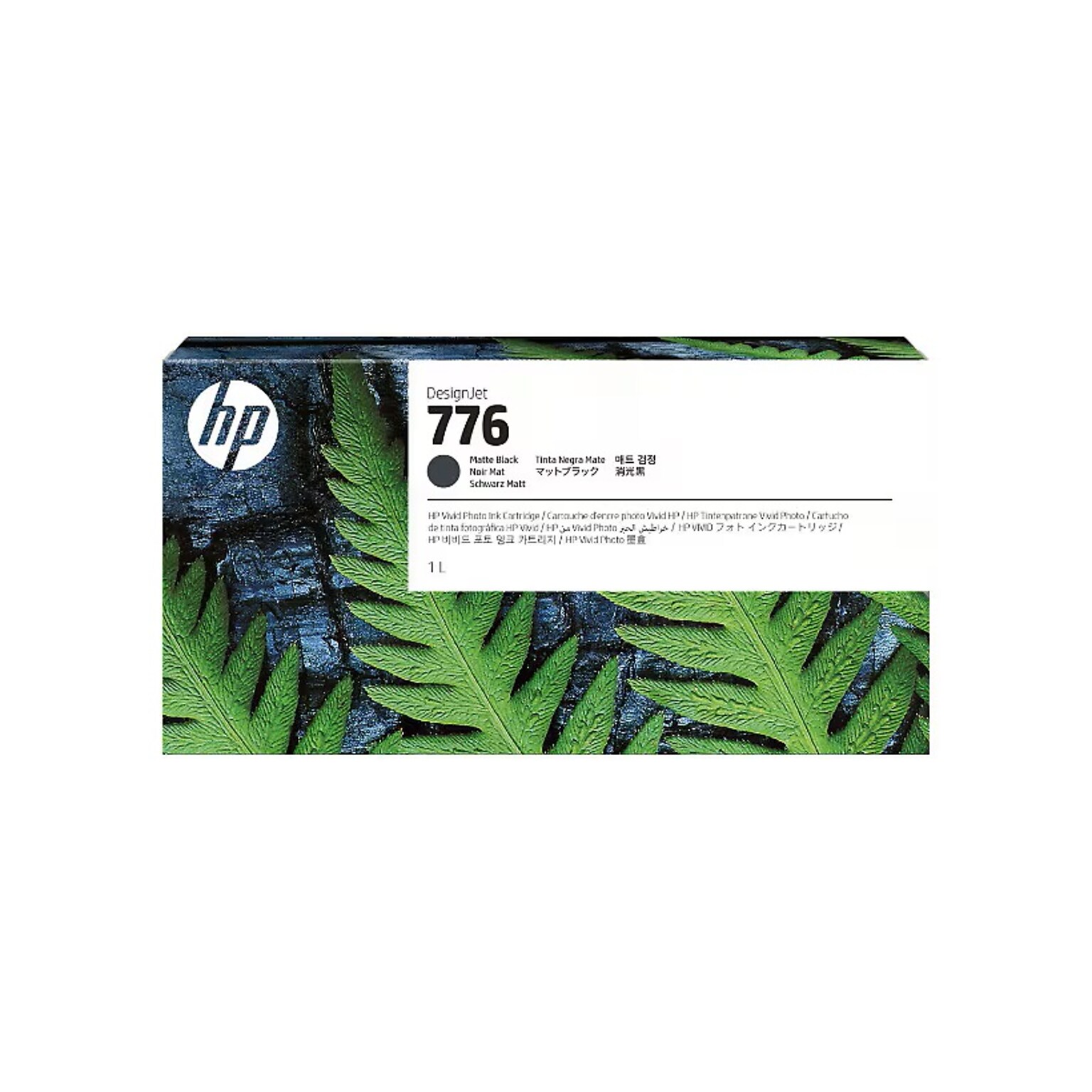 HP 776 Black Matte Standard Yield Ink Cartridge (1XB12A)
