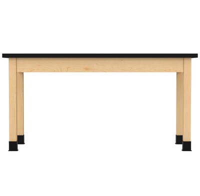 Diversified Woodcrafts Perpetulab Rectangular Science Lab Table, 60" x 24", Light Hardwood (P7606M30N)