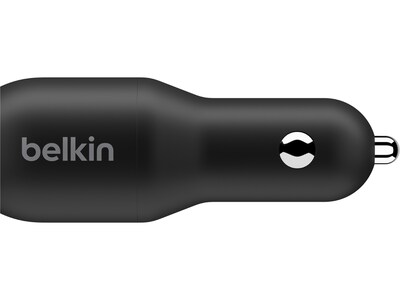 Belkin BoostCharge USB-C Car Charger, Black (CCB002BTBK)