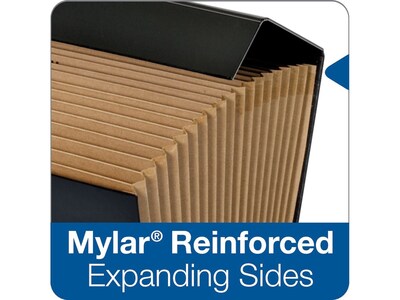 Pendaflex Paper Stock Accordion File, Alphabetical/Subject Index, 19-Pocket, Legal, Assorted Colors (11170)