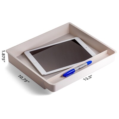 Officemate Plastic Under Desk Organizer Drawer, Black (OIC22552)