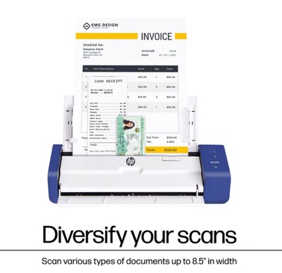 HP PS200 Portable Duplex Document Scanner