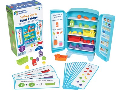 Learning Resources Sorting Snacks Mini Fridge Set (LER6820)