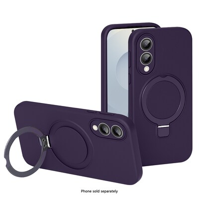SaharaCase Venture Series MagSafe Phone Case for Samsung Galaxy S25 Edge, Shock Absorbing, Purple Orchid (CP00833)