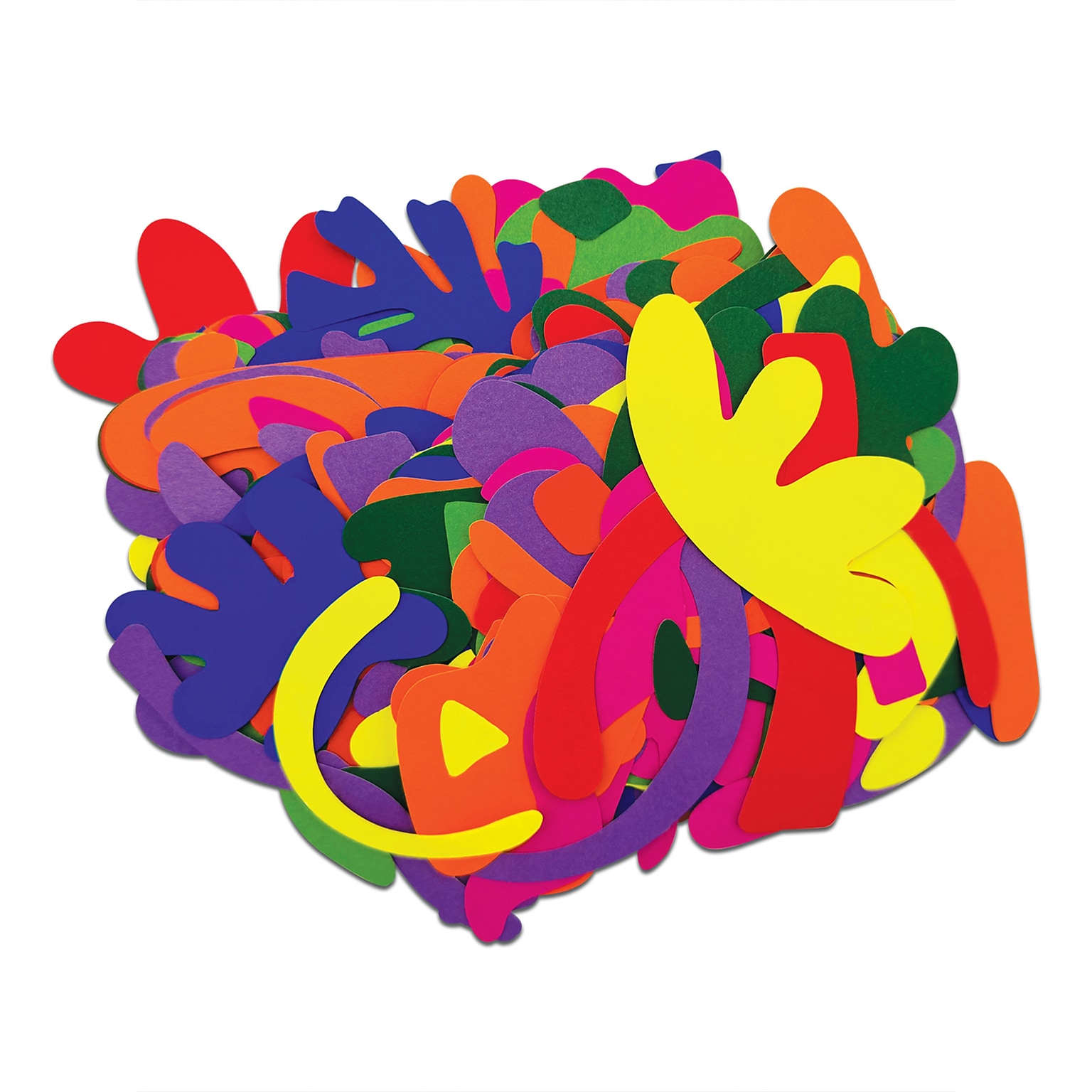 Roylco Matisse Collage Shapes, Multicolored,  148 Sheets/Pack (R-15652)