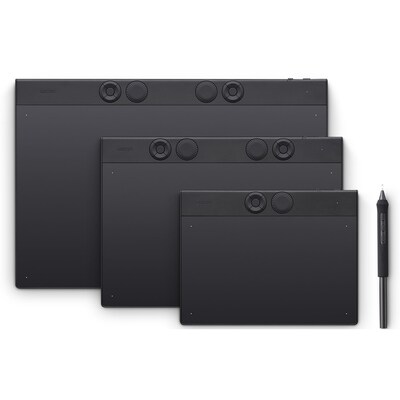Wacom Intuos Pro 7.4 x 4.1" Graphics Tablet, Black (PTK470K0A)