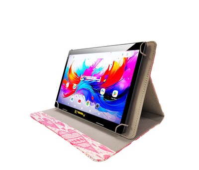 Linsay F10 Series 10.1 Tablet, Wi-Fi, Octa Core, 256GB eMMC, Android 15, with Love Case (F10XIPGCLOVPLUS)