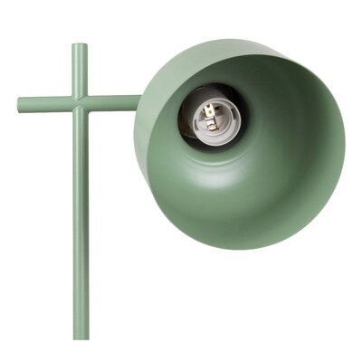 Simple Designs Sleek Essentials 54.72" Metal Floor Lamp with Round Shade, Sage Green (LF1051-SGE)