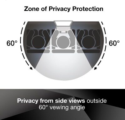 3M Privacy Filter for 15" Standard Laptop with COMPLY Attachment System, 4:3 Aspect Ratio (PF150C3B)