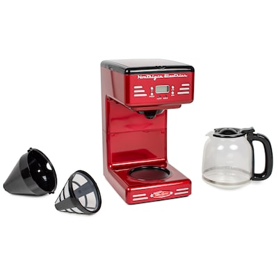 Nostalgia 12-Cups Automatic Drip Coffee Maker (NRCOF12RR)