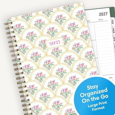2027 Blue Sky 5" x 8" Weekly & Monthly Planner, Kessie (164266)