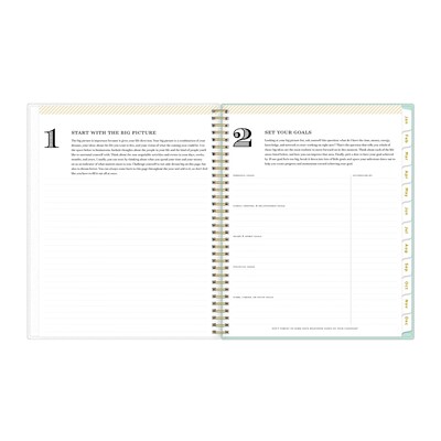 2026 Blue Sky Day Designer Secret Garden 8.5" x 11"  Weekly & Monthly Planner, Plastic Cover, Multicolored (140101-26)