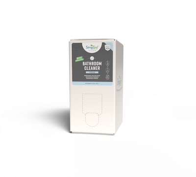 Simpleaf Clean Bathroom Cleaner with Easy Refill Bottle, 2.5 Gallon (S-BCBIB012.5GCA)