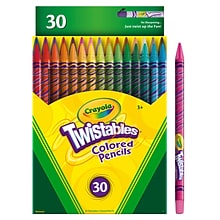 Crayola Twistables Colored Pencils, Assorted Colors, 30/Pack (BIN687409)