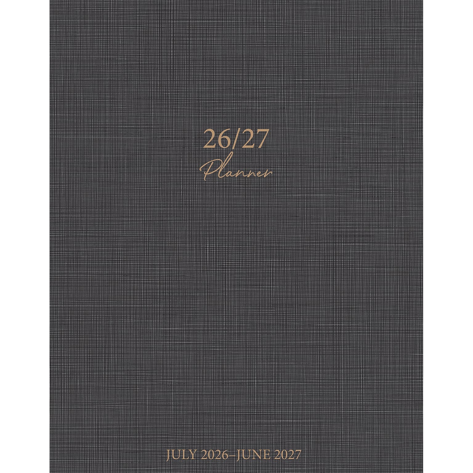 2026-2027 Willow Creek 7.5 x 9.5 Academic Weekly & Monthly Planner, Graphite Grid (65495)