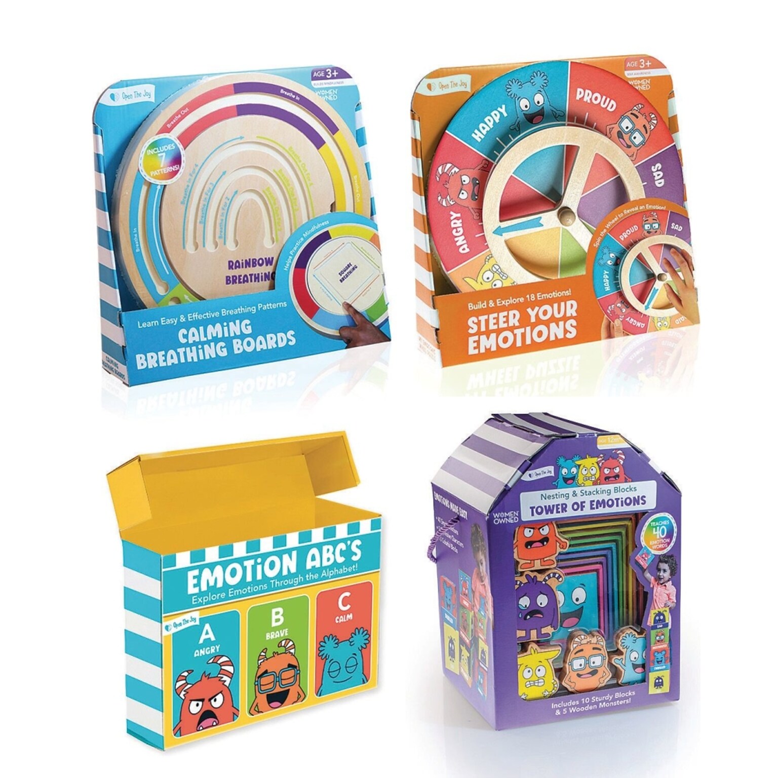 Open the Joy Social Emotional Learning Bundle Early Learners, Multicolored, 4/Bundle (LR4670)