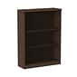 Alera Valencia Series 40" 3-Shelf Bookcase with Adjustable Shelves, Espresso (ALEVA634432ES)