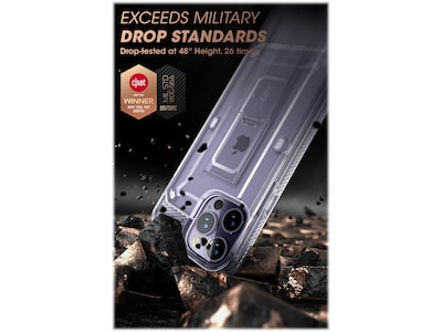 SUPCASE Unicorn Beetle PRO Clear Rugged Case for iPhone 14 Pro Max (SUP-iPhone2022Pro-6.7-UBPro-SP-Clear)