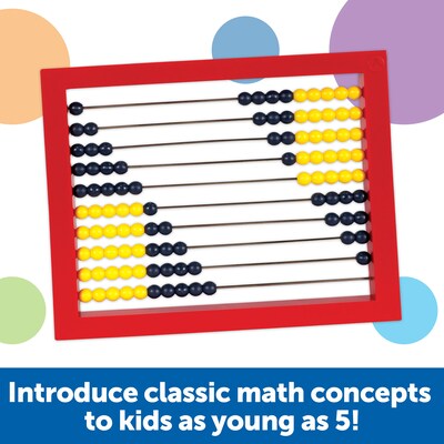 Learning Resources 2-Color Desktop Abacus, Math Concepts (LER4335)