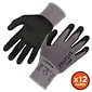 Ergodyne ProFlex 7000 Nitrile Coated Gloves, Microfoam Palm, ANSI Level 5 Abrasion Resistance, Gray,