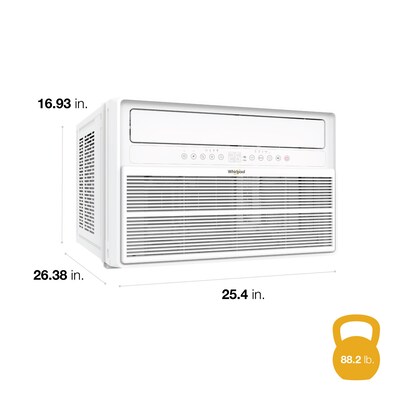 Whirlpool Energy Star 230-Volt 24,000 BTU Window Air Conditioner with Remote, White (WHAW-241IN)
