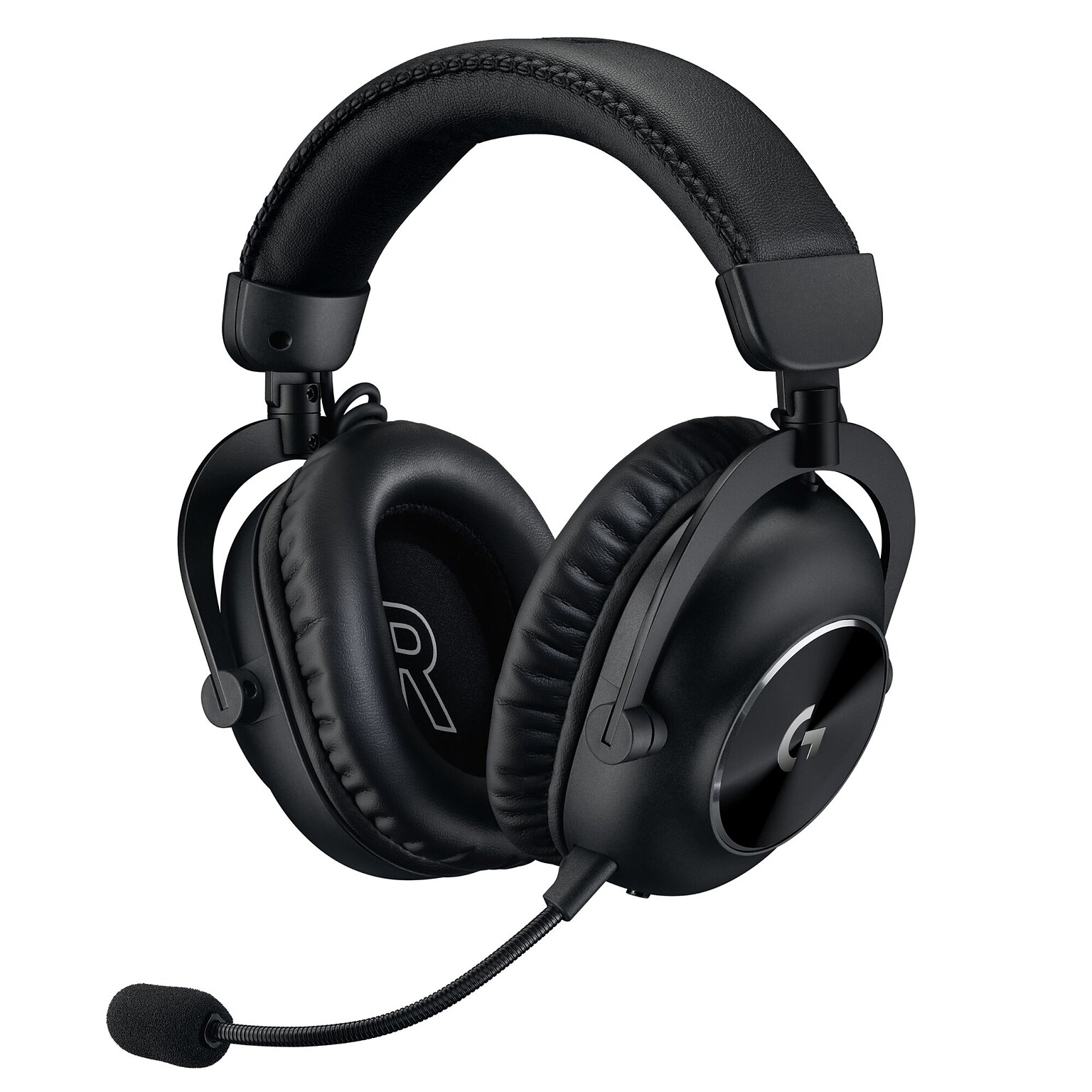 Logitech PRO X 2 LIGHTSPEED Wireless Bluetooth Stereo Gaming Over-the-Ear Headset, 3.5mm, Black (981-001262)