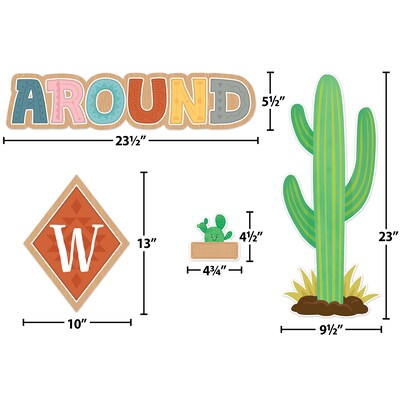 Teacher Created Resources Happy Cactus Crew Welcome Bulletin Board Set, 48/Set (TCR6953)