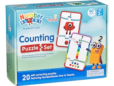 hand2mind Numberblocks Counting Puzzle Set (95401)