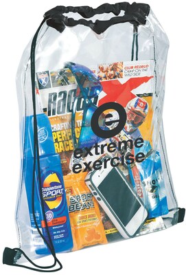 Rally Clear Drawstring Bag