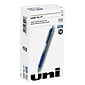 uniball Signo RT Gel Pens, Medium Point, 0.7mm, Blue Ink, Dozen (65941)