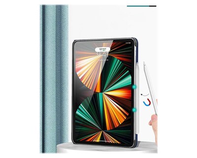SaharaCase Multi-Angle Folio Case for Apple iPad Pro 12.9" (4th, 5th, and 6th Gen 2020-2022), Dark Blue (TB00027)