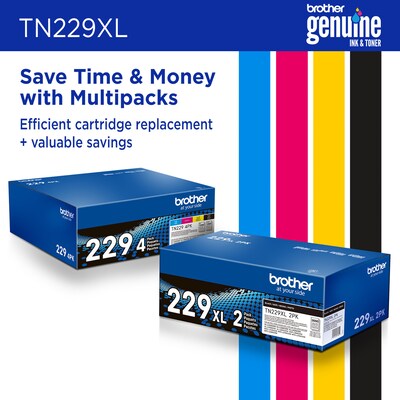 Brother TN229XLBK Black High Yield Toner Cartridge