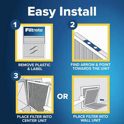 Filtrete High Performance Air Filter, 1900 MPR, 14" x 25" x 1", 4/Carton (UA04-4)
