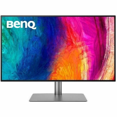 BenQ DesignVue 32" 4K UHD IPS 60Hz LED Monitor, HDR10, Built-in Speaker, Height Adjustable, Universal Docking Station, Gray