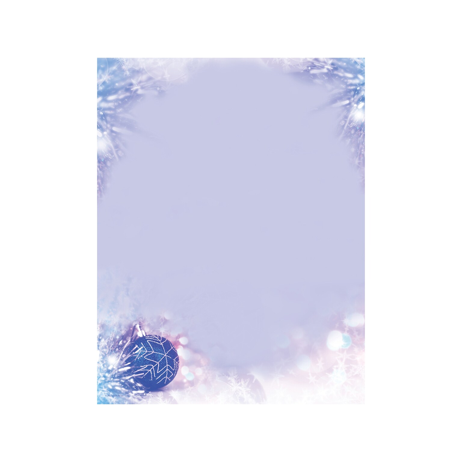Great Papers Sparkle Holiday Letterhead, Multicolor, 50/Pack (2022015)