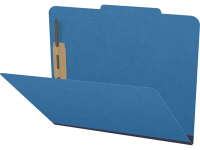 Medical Arts Press Pressboard Classification Folder, 2 Expansion, Letter Size, Royal Blue, 25/Box (DV-T42-02-3RBL)