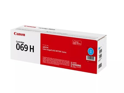 Canon 069 H Cyan High Yield Toner Cartridge (5097C001)