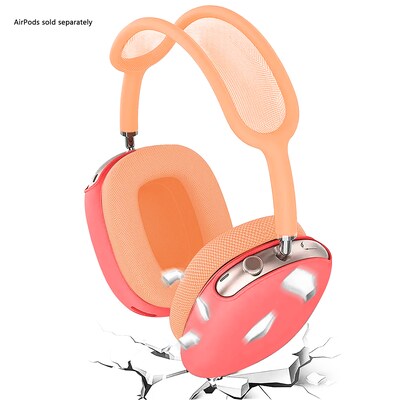 SaharaCase Liquid Silicone Cover Case for AirPods Max, Orange (HP00182)