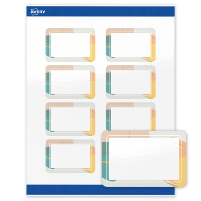 Avery Rectangle Laser/Inkjet Multipurpose Labels, 2 x 3, White, 80/Pack (19479371104)