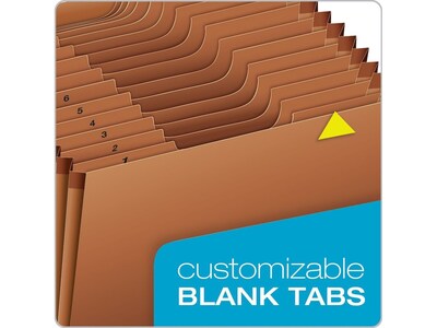 Pendaflex Heavy Duty Reinforced Paper Stock Accordion File, Numerical Index, 31-Pocket, Legal, Brown, Each (R219DHD)