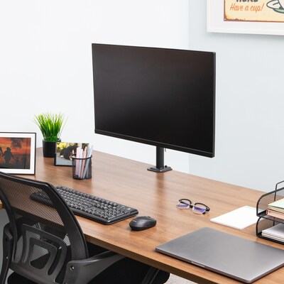 Mind Reader Single Monitor Desk Mount for 13–32" Monitors (SWIVARM-BLK)
