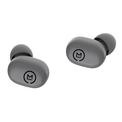 Morpheus 360 Spire Wireless Earbuds, Bluetooth, Slate Gray (TW1500G)